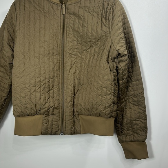 Lululemon Women’s Non-Stop Bomber jacket Artifact Brown size 6 - Picture 3 of 12